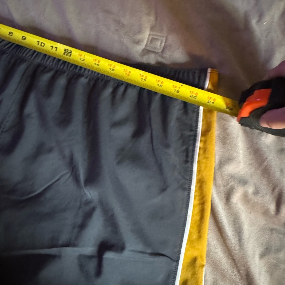 The North Face Men's Black and Yellow Shorts - Picture 5 of 8